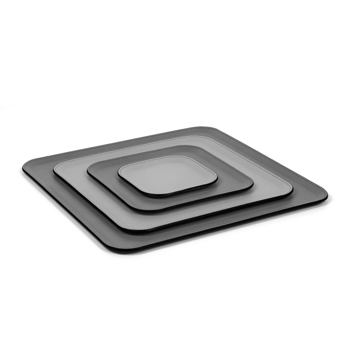   Square Calf Leather Tray | Oroa.com