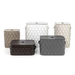   Flat Lidded Rectangular Tall Basket | Oroa.com