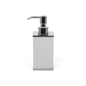   Leather Covered Square Bathroom Set | Oroa.com