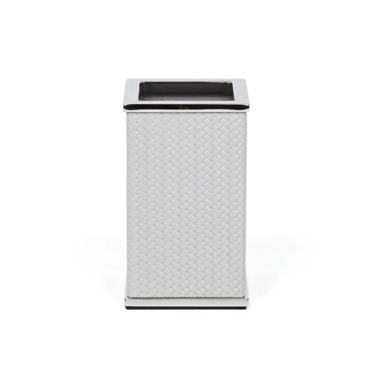   Leather Covered Square Bathroom Set | Oroa.com