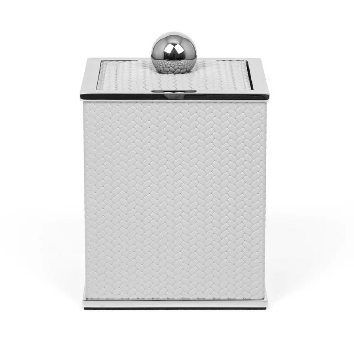   Leather Covered Square Bathroom Set | Oroa.com