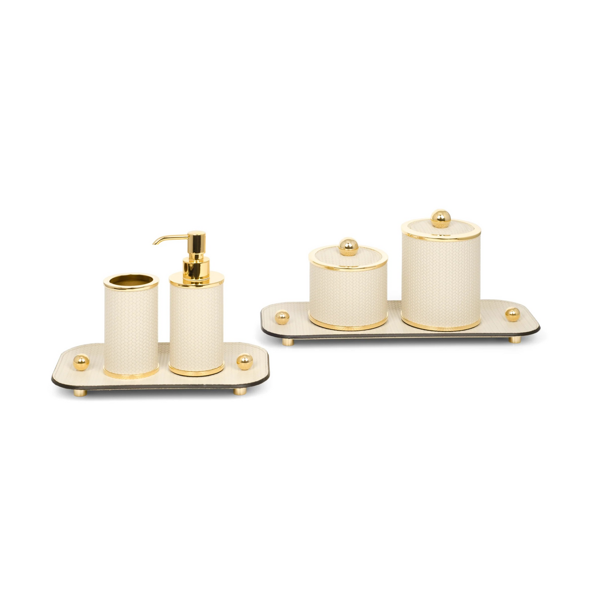   Round Leather Cotton Pad Holder | Oroa.com