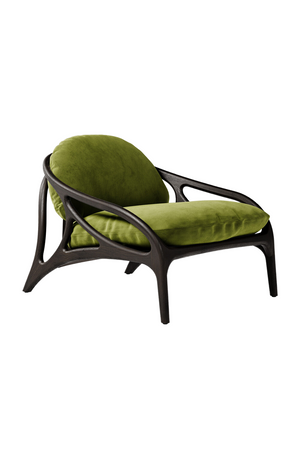   Brown Teak Lounge Chair | Oroa.com