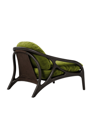   Brown Teak Lounge Chair | Oroa.com
