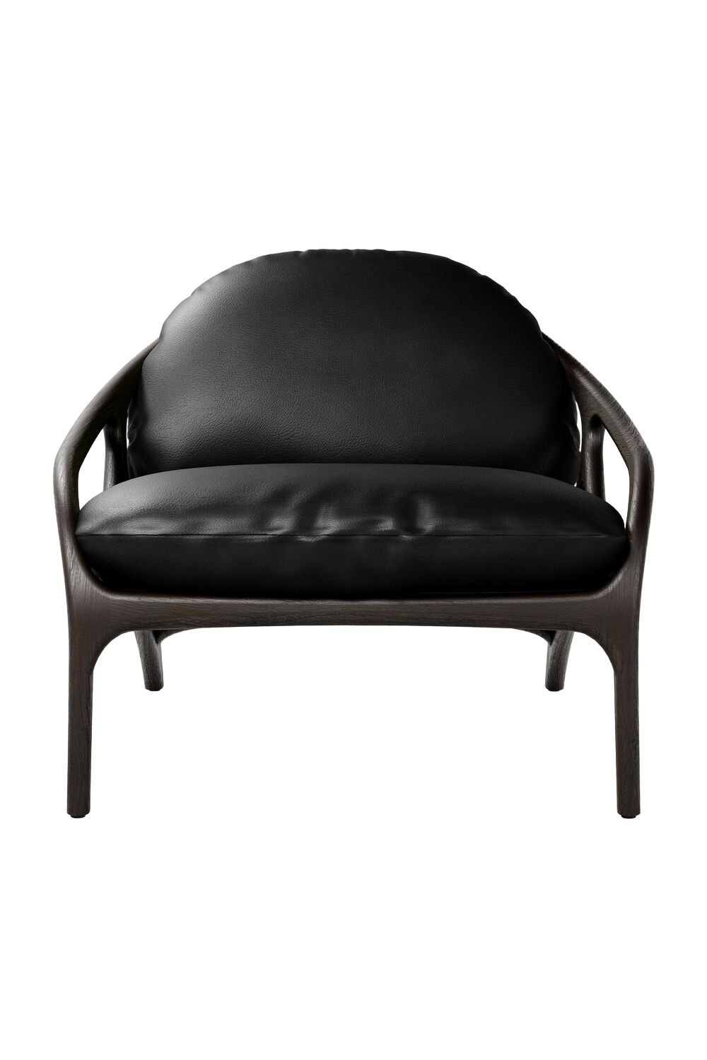   Brown Teak Lounge Chair | Oroa.com