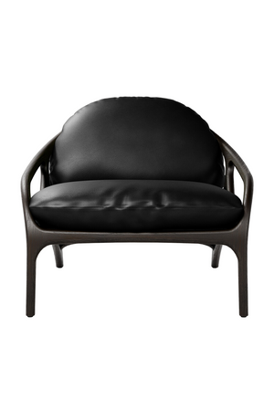   Brown Teak Lounge Chair | Oroa.com