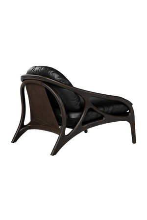   Brown Teak Lounge Chair | Oroa.com
