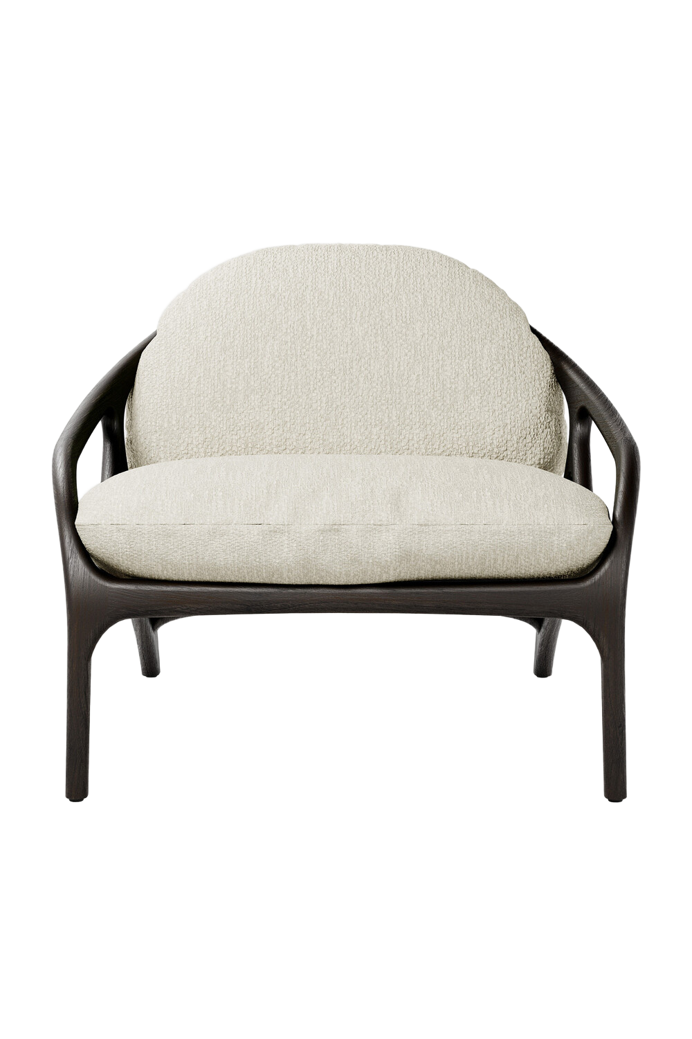   Brown Teak Lounge Chair | Oroa.com