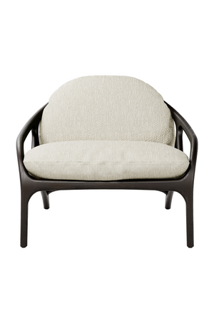   Brown Teak Lounge Chair | Oroa.com