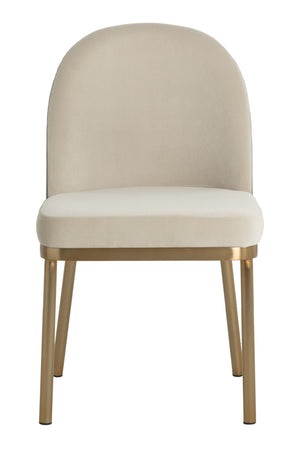   Modern European furniture - Taupe Arched-Back Dining Chairs (2) - www.oroa.com | Oroa.com