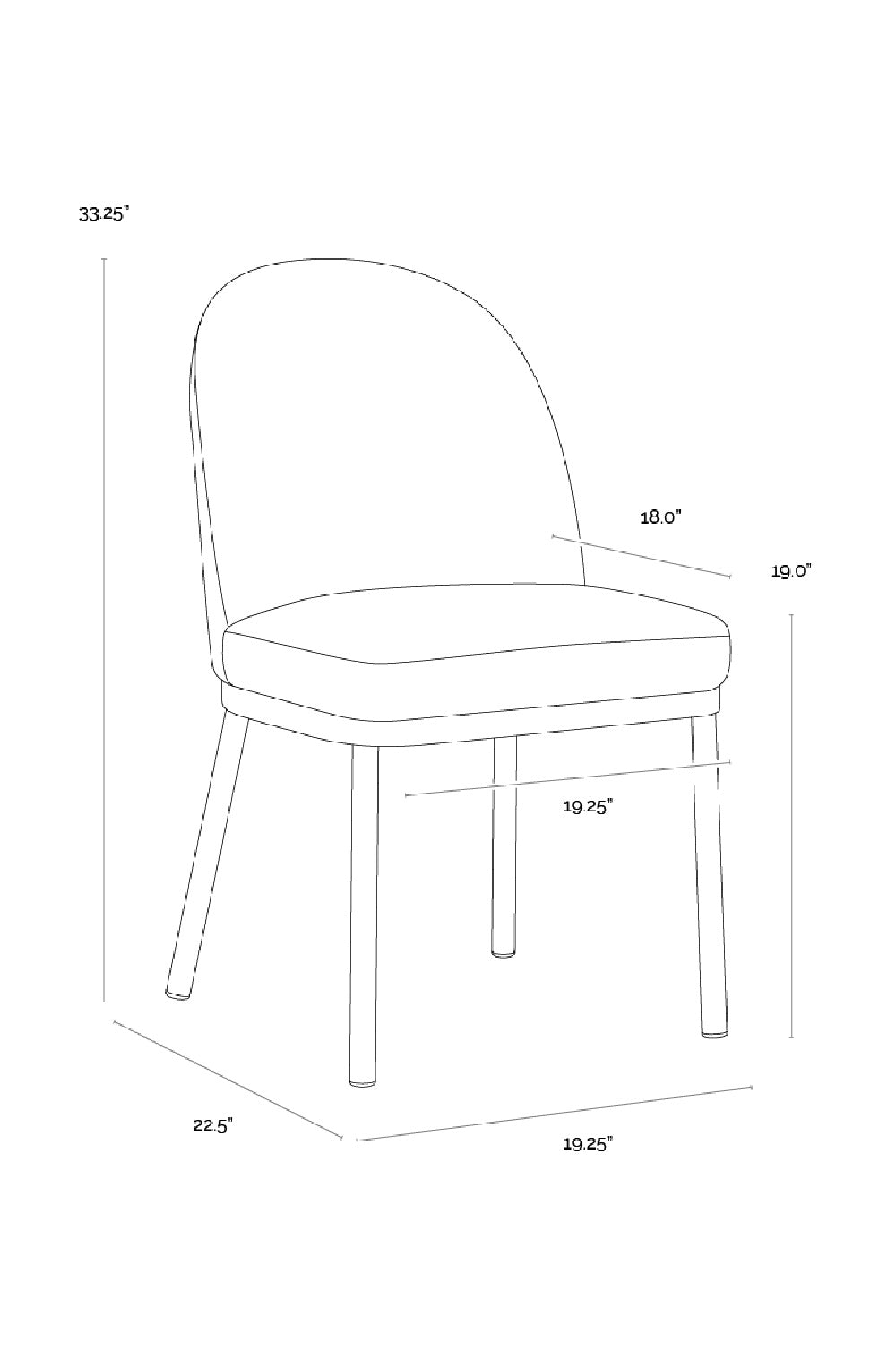   Modern European furniture - Taupe Arched-Back Dining Chairs (2) - www.oroa.com | Oroa.com
