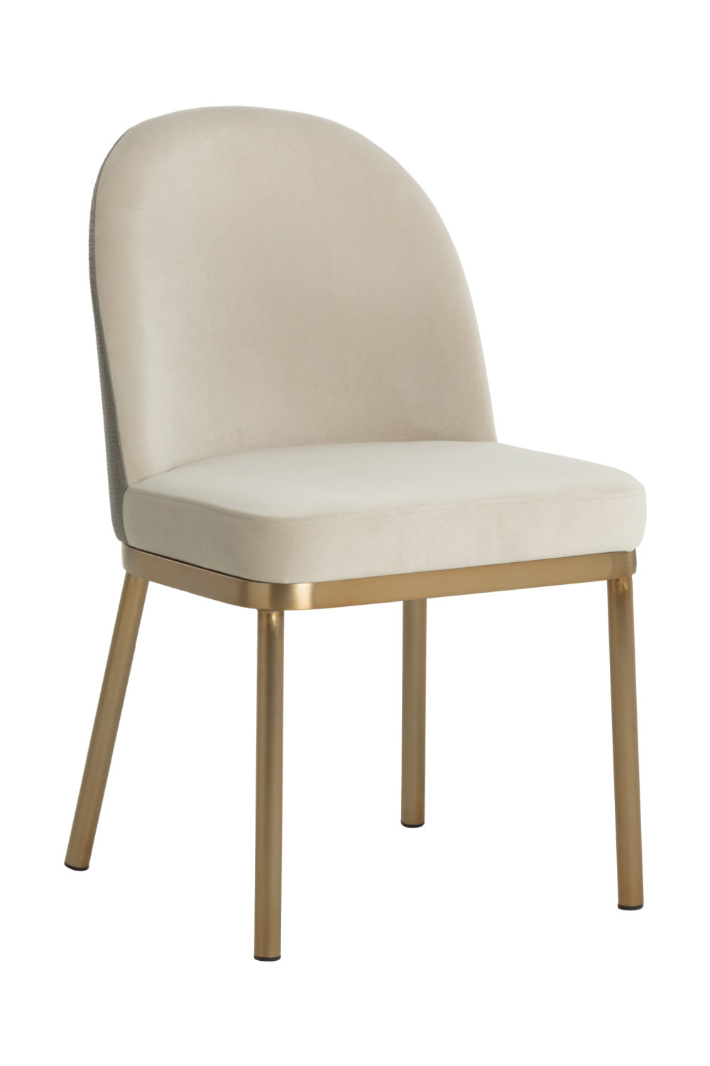   Modern European furniture - Taupe Arched-Back Dining Chairs (2) - www.oroa.com | Oroa.com