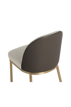   Modern European furniture - Taupe Arched-Back Dining Chairs (2) - www.oroa.com | Oroa.com