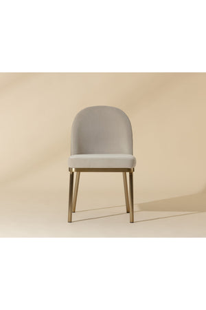   Modern European furniture - Taupe Arched-Back Dining Chairs (2) - www.oroa.com | Oroa.com