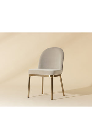   Modern European furniture - Taupe Arched-Back Dining Chairs (2) - www.oroa.com | Oroa.com
