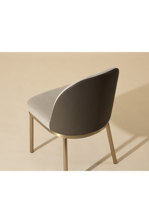   Modern European furniture - Taupe Arched-Back Dining Chairs (2) - www.oroa.com | Oroa.com