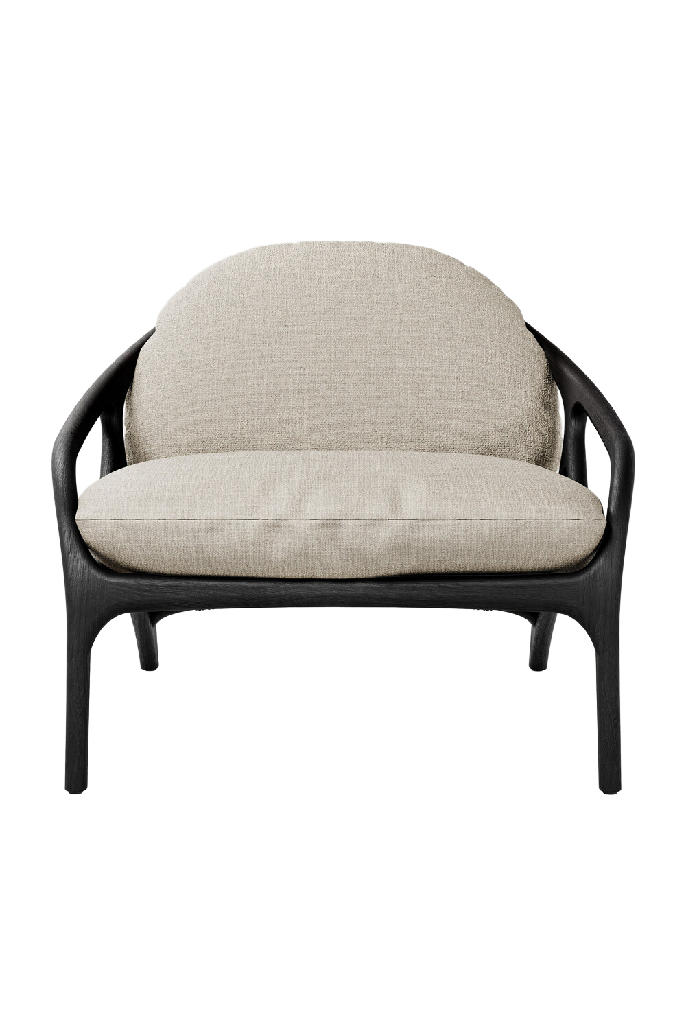   Varnished Teak Outdoor Lounge Chair | Oroa.com