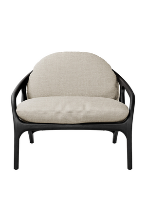   Varnished Teak Outdoor Lounge Chair | Oroa.com