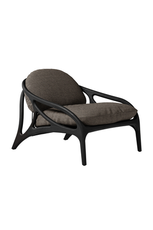   Varnished Teak Outdoor Lounge Chair | Oroa.com