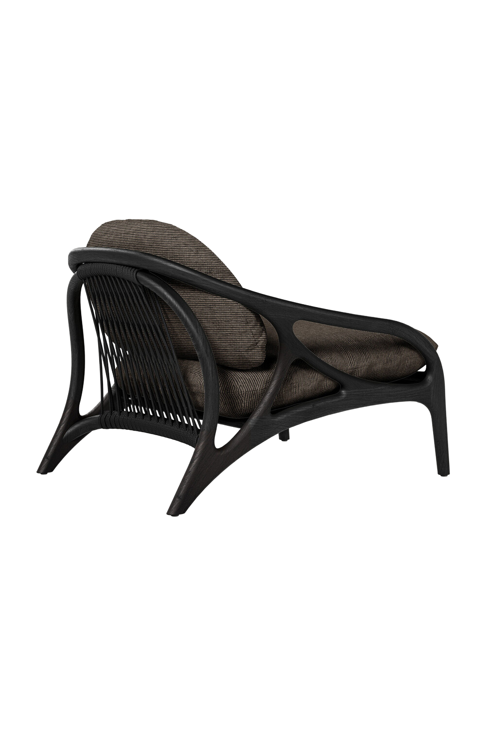   Varnished Teak Outdoor Lounge Chair | Oroa.com