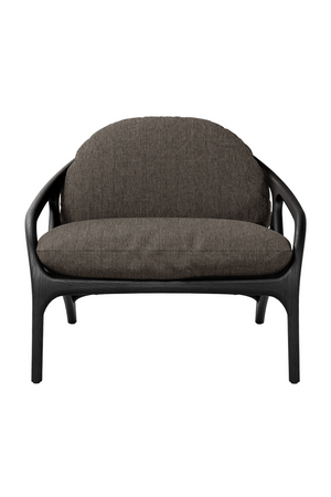   Varnished Teak Outdoor Lounge Chair | Oroa.com