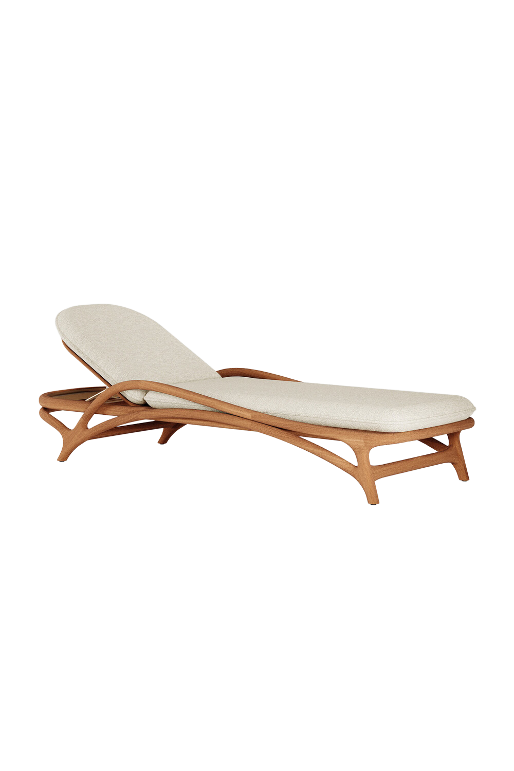   Adjustable Teak Outdoor Lounger | Oroa.com