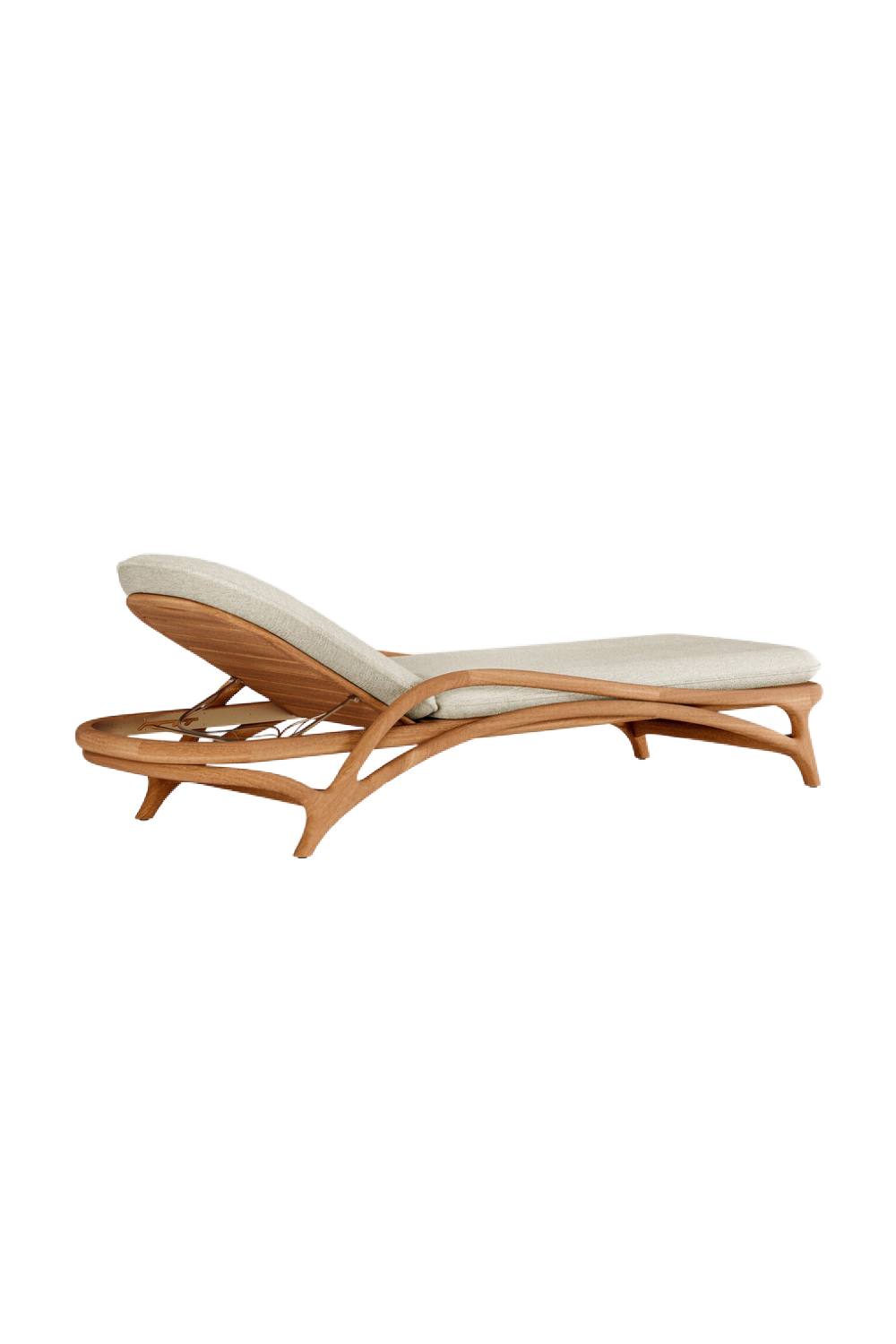   Adjustable Teak Outdoor Lounger | Oroa.com