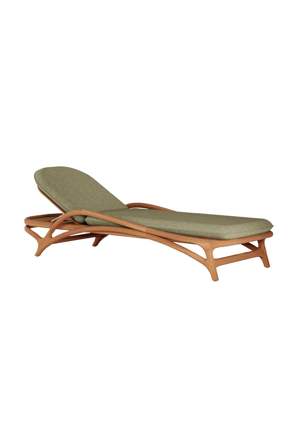   Adjustable Teak Outdoor Lounger | Oroa.com