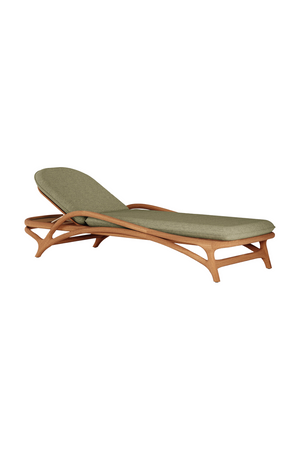   Adjustable Teak Outdoor Lounger | Oroa.com