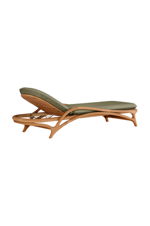   Adjustable Teak Outdoor Lounger | Oroa.com