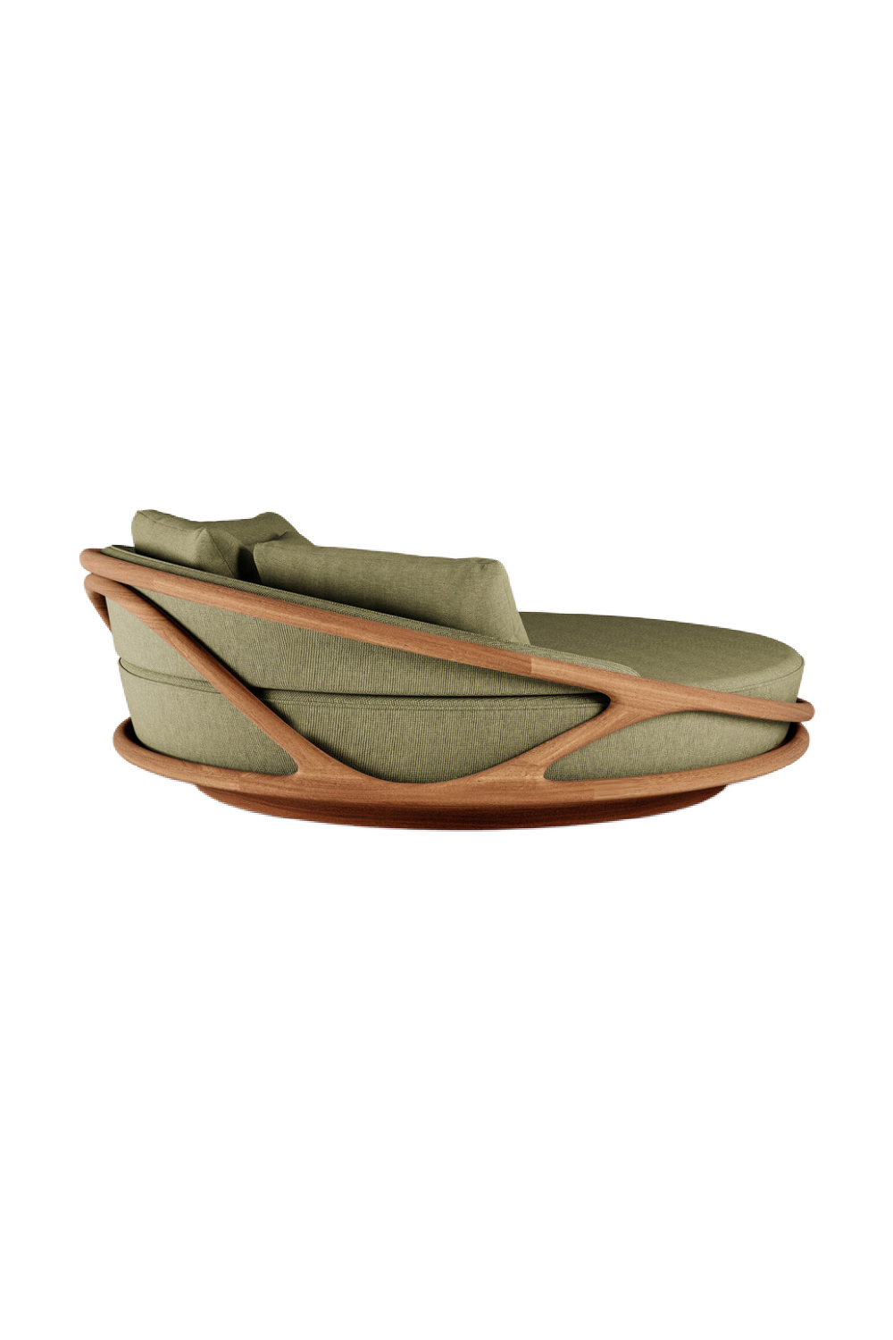  Round Teak Outdoor Daybed | Oroa.com