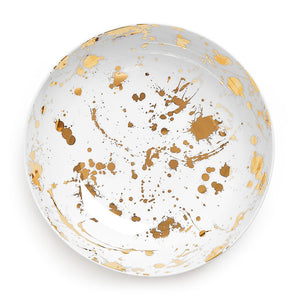   Gold Splatter Porcelain Serving Bowl | Oroa.com