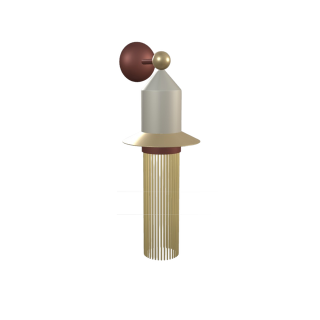 Glass Diffuser Wall Lamp | Masiero Nappe App N2 | Oroa.com