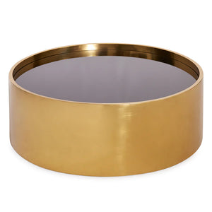   Glass Top Drum Coffee Table | Oroa.com