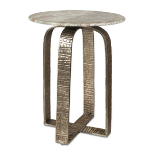   Modern European furniture - Round Marble Indoor/Outdoor Side Table - www.oroa.com | Oroa.com
