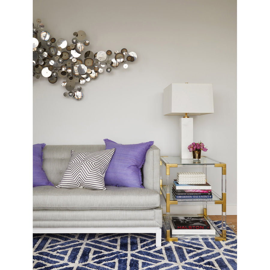   Two-Tier Glass Side Table | Oroa.com