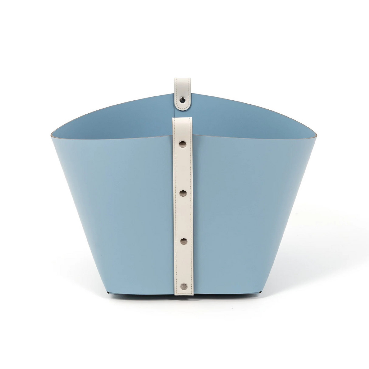   Leather Strapped Basket | Oroa.com