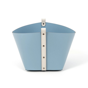   Leather Strapped Basket | Oroa.com