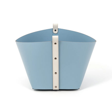   Leather Strapped Basket | Oroa.com