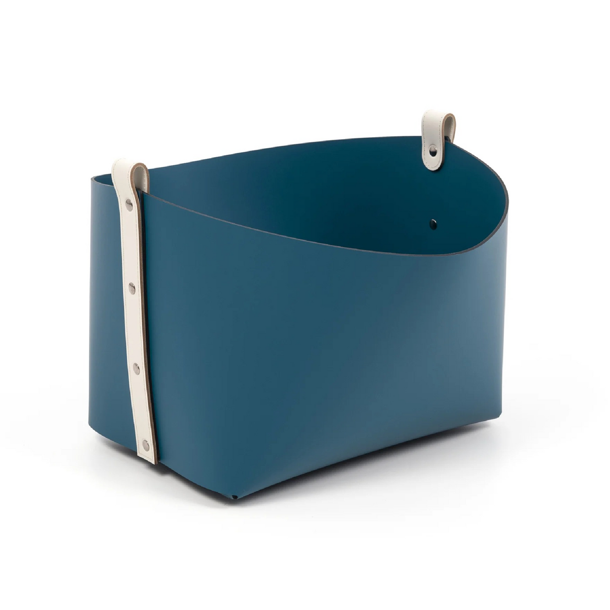   Leather Strapped Basket | Oroa.com