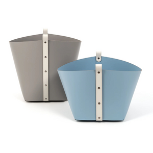   Leather Strapped Basket | Oroa.com