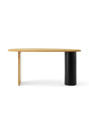   Hidden Storage Oak Desk | Oroa.com