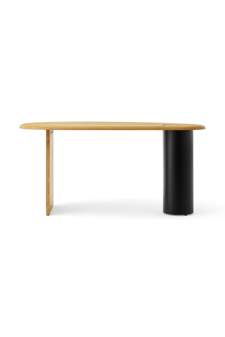   Hidden Storage Oak Desk | Oroa.com