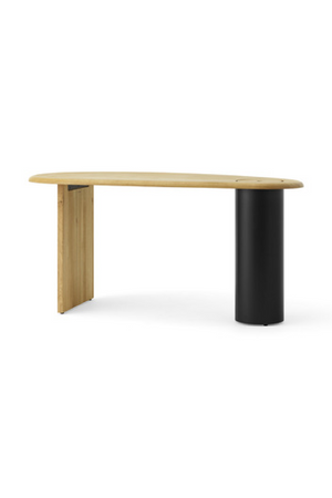   Hidden Storage Oak Desk | Oroa.com