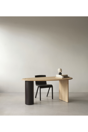   Hidden Storage Oak Desk | Oroa.com