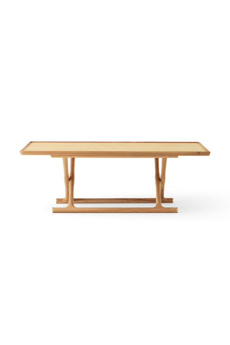   Oiled Wood Foldable Lounge Table | Oroa.com