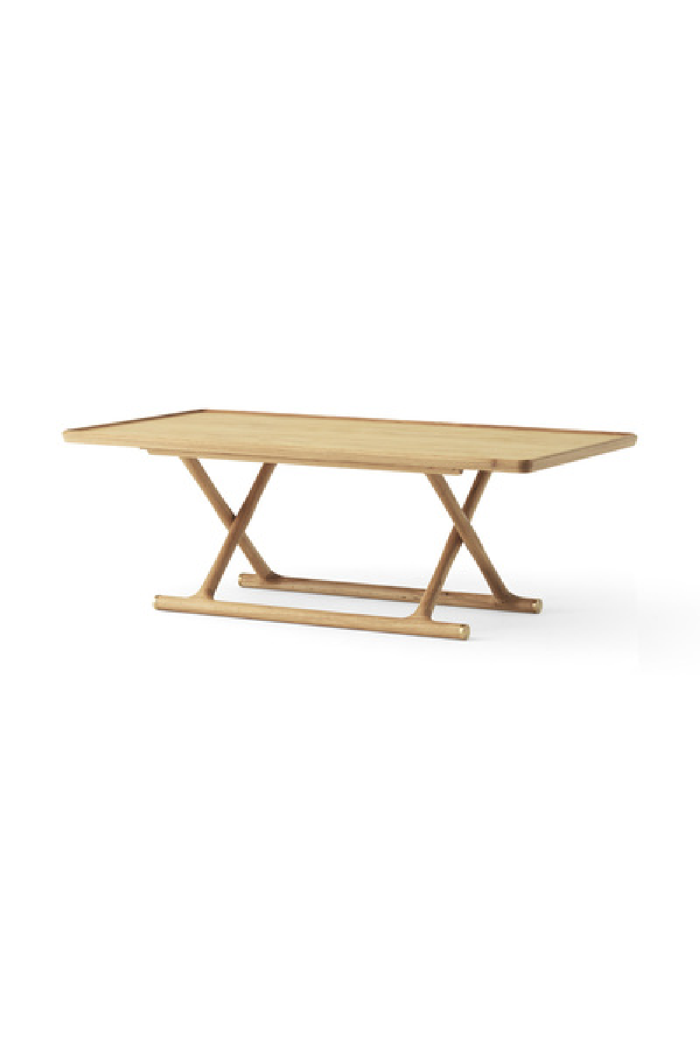   Oiled Wood Foldable Lounge Table | Oroa.com