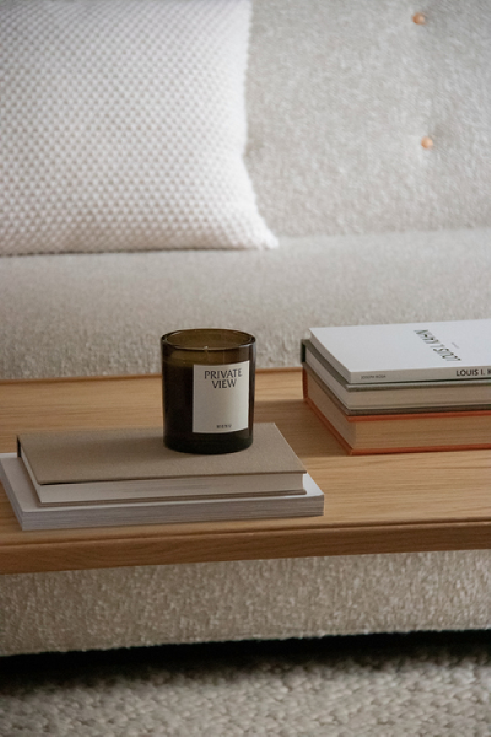   Oiled Wood Foldable Lounge Table | Oroa.com