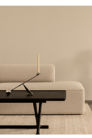   Oiled Wood Foldable Lounge Table | Oroa.com