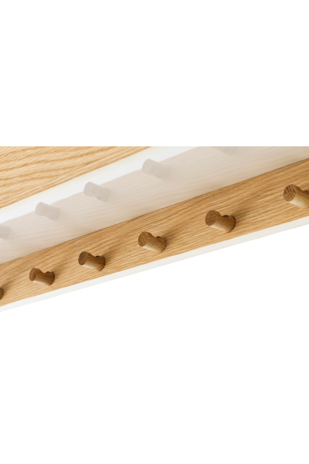   Wall-Mounted Oak Rack Shelf | Oroa.com